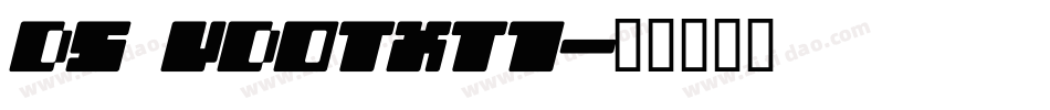 DS VDOTXT1字体转换